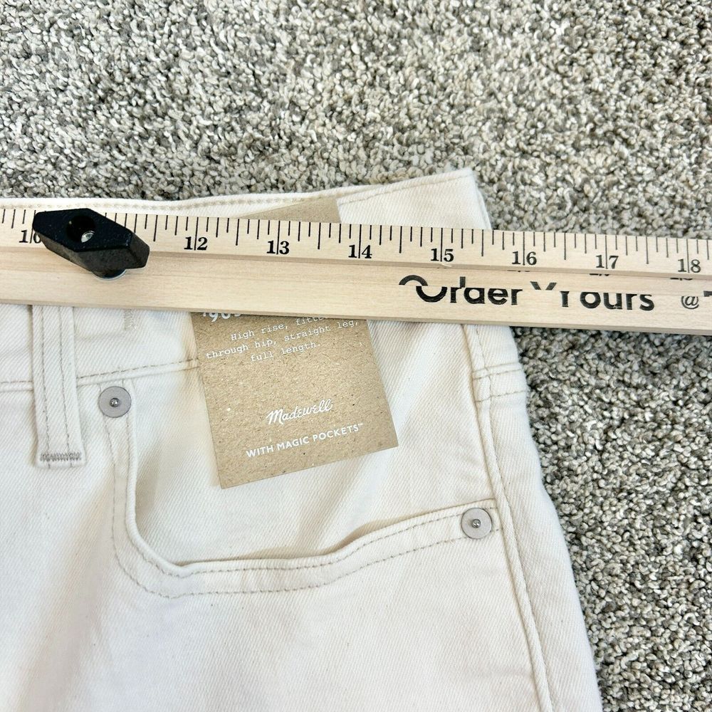 Madewell Jeans Womens 30T‎ The Tall 90s Straight Casual Minimalist Neutral Boho - Picture 12 of 16